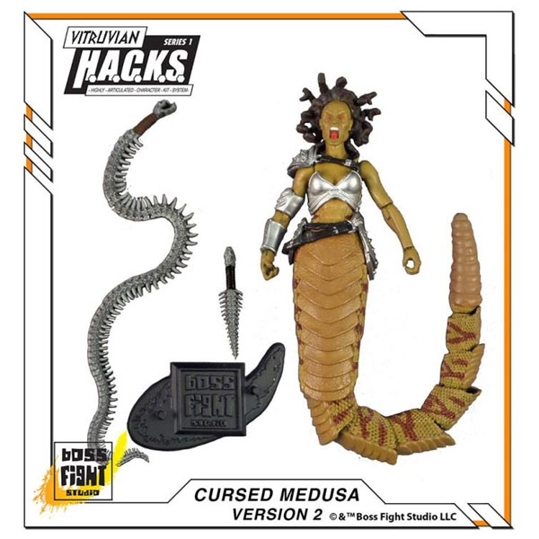 Boss Fight Studio Vitruvian H.A.C.K.S. Cursed Medusa Version 2 Cursed Gorgon Sister 1:18 Scale Action Figure